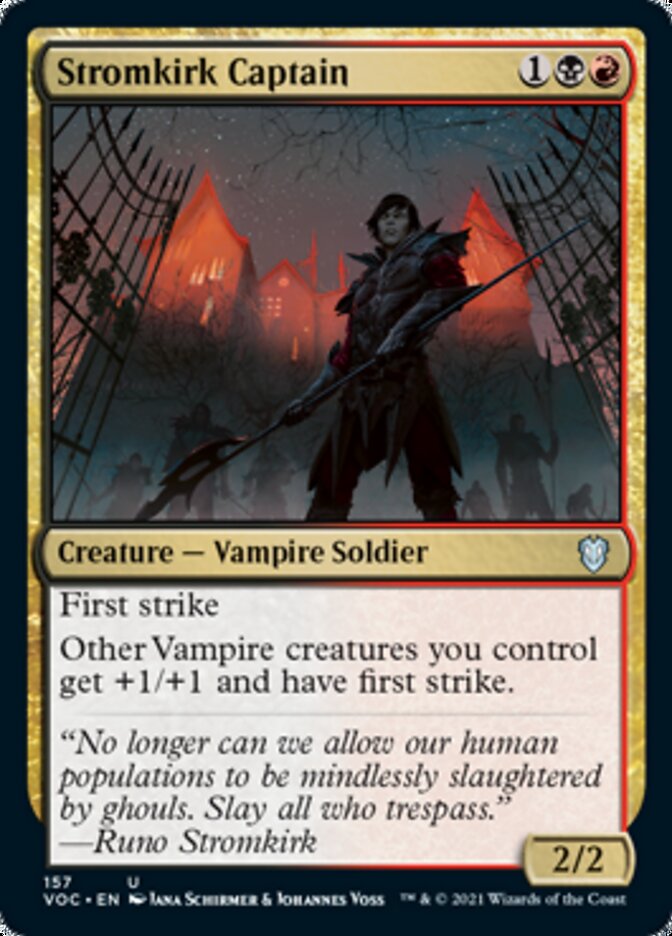 Stromkirk Captain [Innistrad: Crimson Vow Commander] | Good Games Cannington