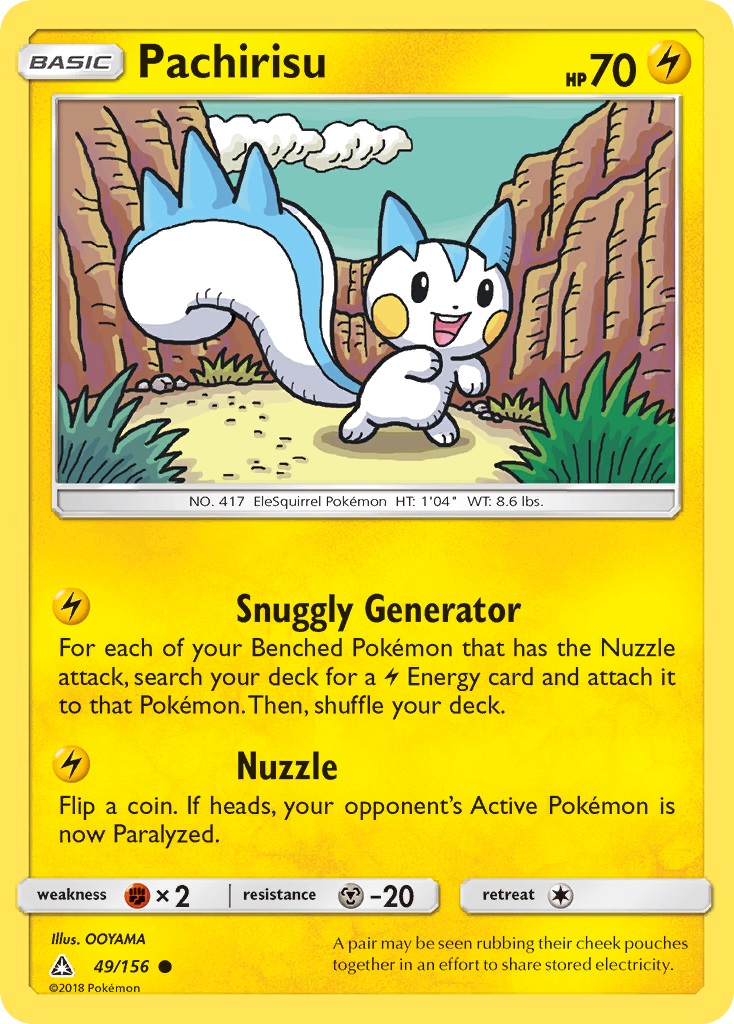Pachirisu (49/156) [Sun & Moon: Ultra Prism] | Good Games Cannington