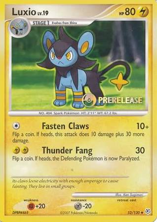 Luxio (52/130) (Prerelease Promo) [Nintendo: Black Star Promos] | Good Games Cannington