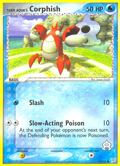Team Aqua's Corphish (51/95) [EX: Team Magma vs Team Aqua] | Good Games Cannington
