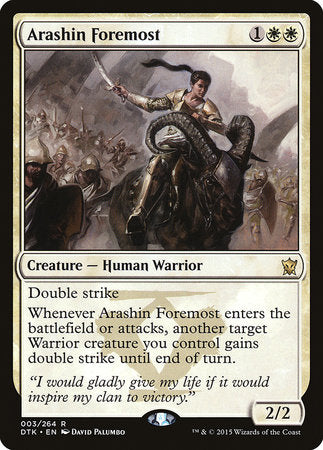 Arashin Foremost [Dragons of Tarkir] | Good Games Cannington