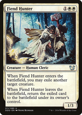 Fiend Hunter [Duel Decks: Blessed vs. Cursed] | Good Games Cannington