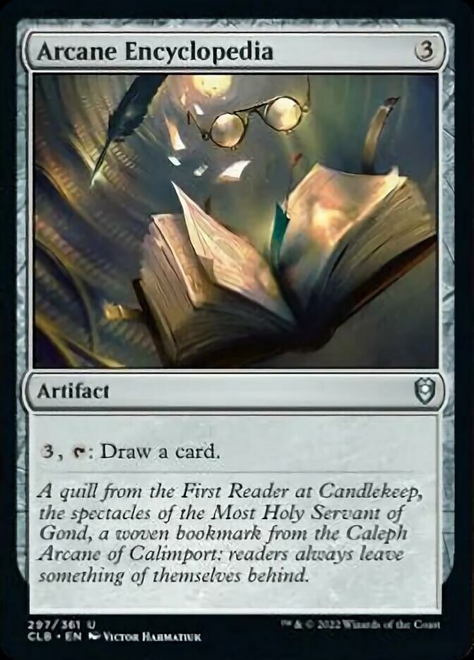 Arcane Encyclopedia [Commander Legends: Battle for Baldur's Gate] | Good Games Cannington