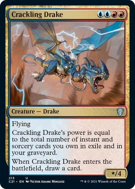 Crackling Drake [Commander 2021] | Good Games Cannington