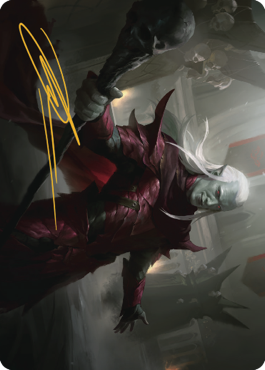 Baeloth Barrityl, Entertainer Art Card (Gold-Stamped Signature) [Commander Legends: Battle for Baldur's Gate Art Series] | Good Games Cannington
