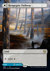 Hengegate Pathway // Mistgate Pathway (Borderless Alternate Art) [Kaldheim] | Good Games Cannington