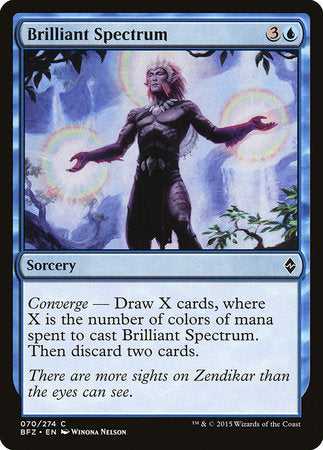 Brilliant Spectrum [Battle for Zendikar] | Good Games Cannington