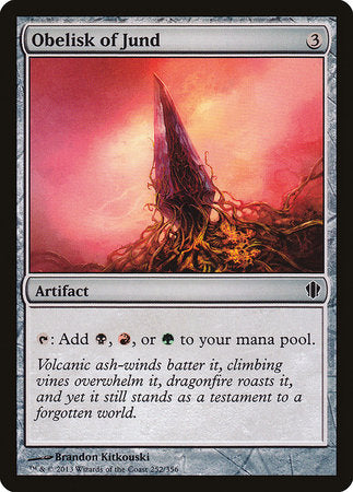 Obelisk of Jund [Commander 2013] | Good Games Cannington