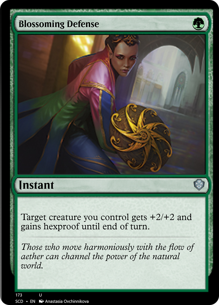 Blossoming Defense [Starter Commander Decks] | Good Games Cannington