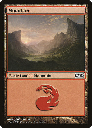 Mountain (243) [Magic 2014] | Good Games Cannington