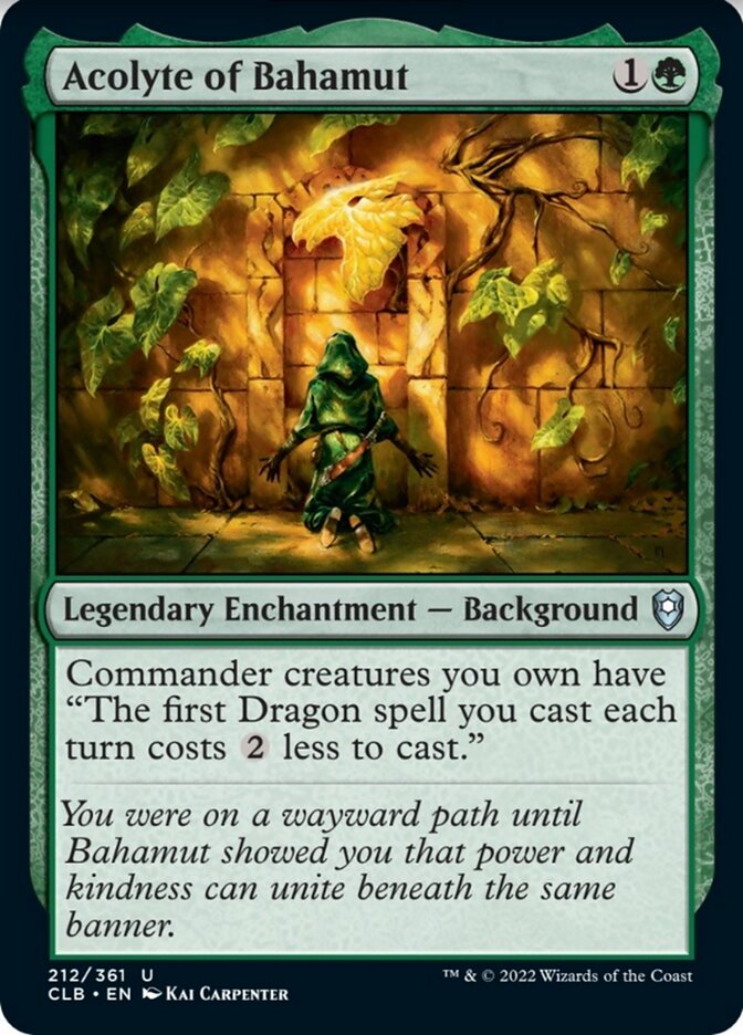 Acolyte of Bahamut [Commander Legends: Battle for Baldur's Gate] | Good Games Cannington