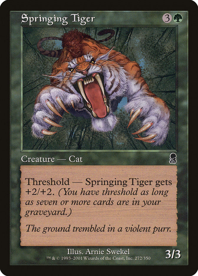 Springing Tiger [Odyssey] | Good Games Cannington