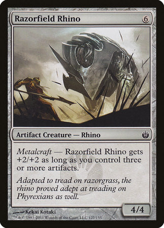 Razorfield Rhino [Mirrodin Besieged] | Good Games Cannington