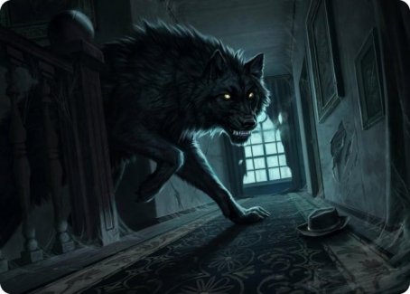 Primal Adversary Art Card [Innistrad: Midnight Hunt Art Series] | Good Games Cannington