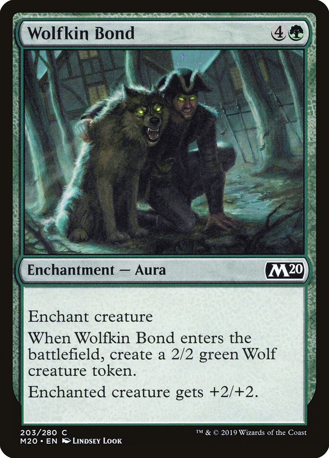 Wolfkin Bond [Core Set 2020] | Good Games Cannington