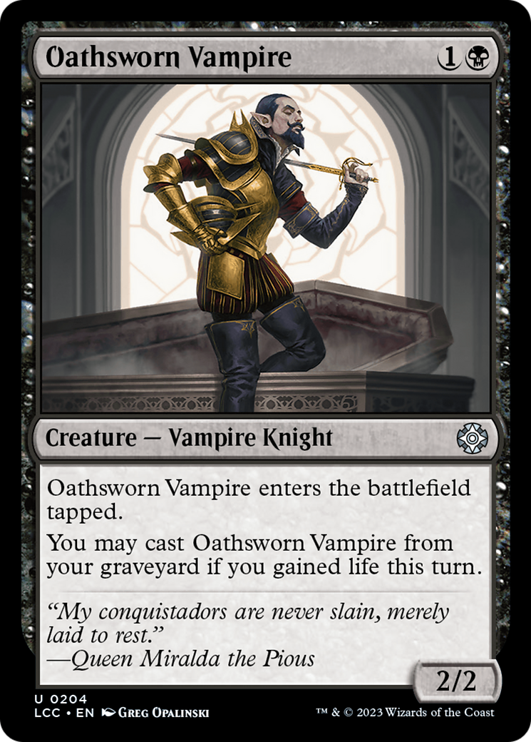 Oathsworn Vampire [The Lost Caverns of Ixalan Commander] | Good Games Cannington