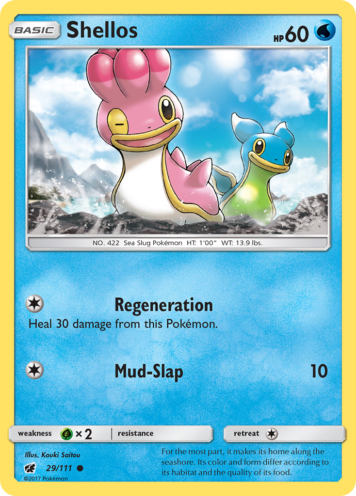 Shellos (29/111) [Sun & Moon: Crimson Invasion] | Good Games Cannington