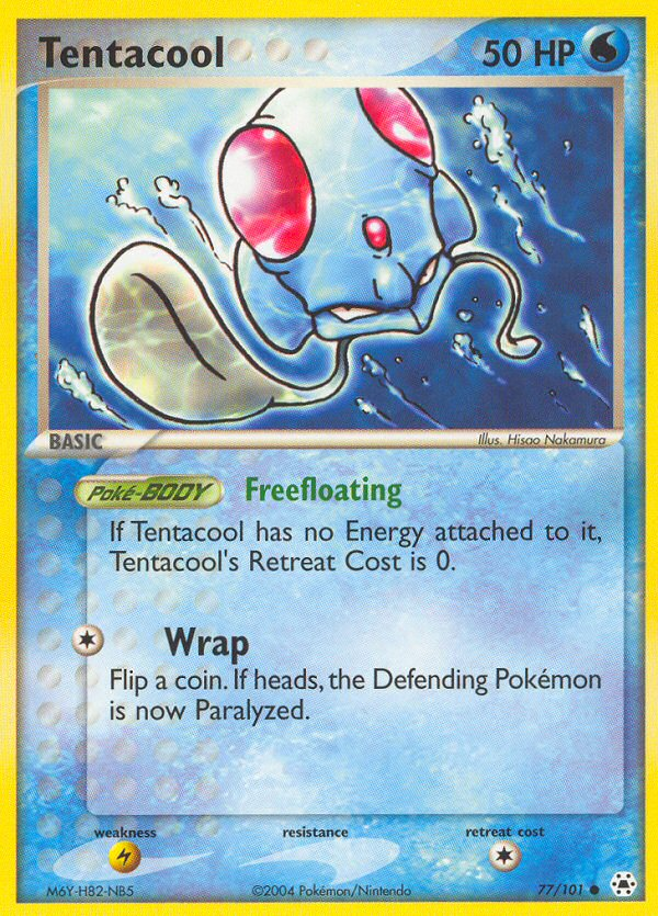 Tentacool (77/101) [EX: Hidden Legends] | Good Games Cannington
