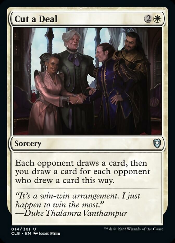 Cut a Deal [Commander Legends: Battle for Baldur's Gate] | Good Games Cannington