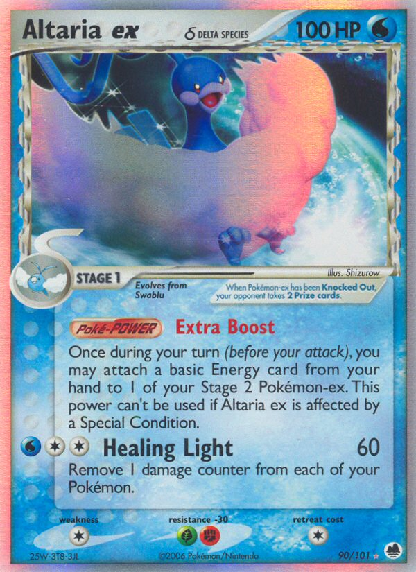 Altaria ex (90/101) (Delta Species) [EX: Dragon Frontiers] | Good Games Cannington