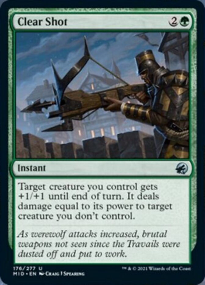 Clear Shot [Innistrad: Midnight Hunt] | Good Games Cannington