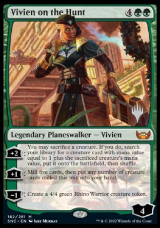 Vivien on the Hunt (Promo Pack) [Streets of New Capenna Promos] | Good Games Cannington
