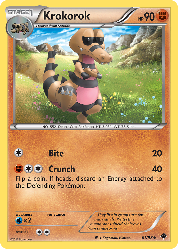 Krokorok (61/98) [Black & White: Emerging Powers] | Good Games Cannington