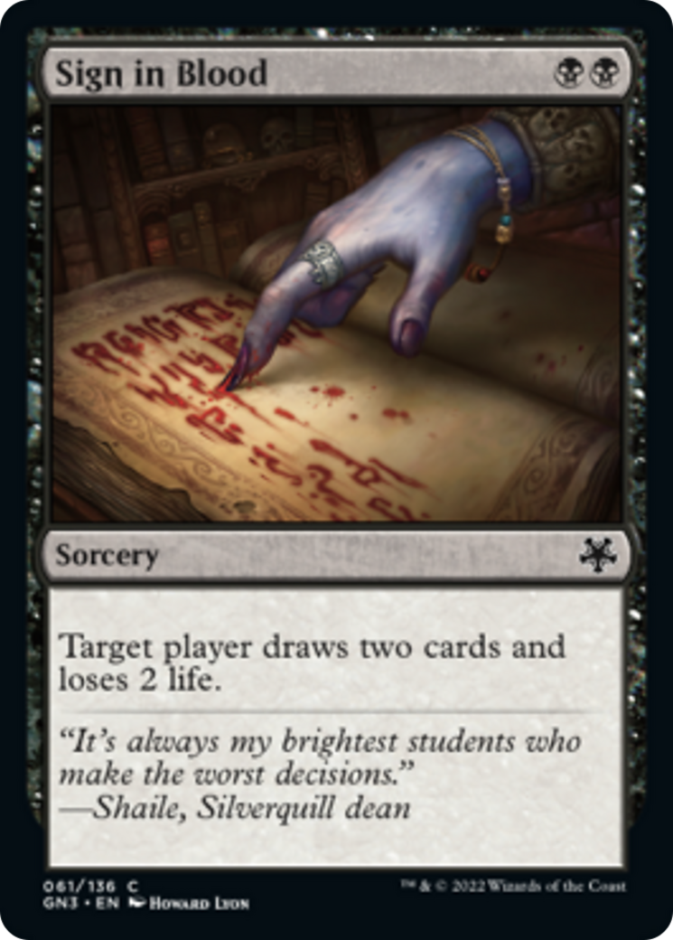 Sign in Blood [Game Night: Free-for-All] | Good Games Cannington