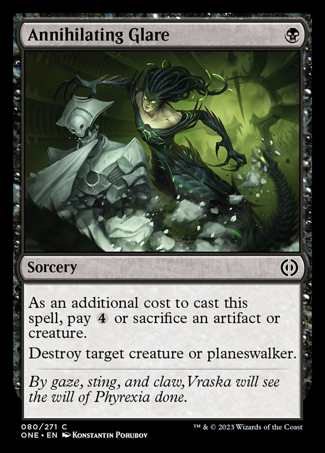 Annihilating Glare [Phyrexia: All Will Be One] | Good Games Cannington
