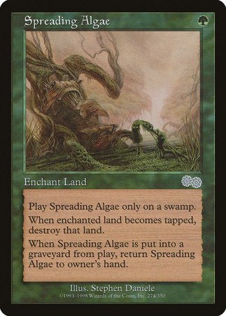 Spreading Algae [Urza's Saga] | Good Games Cannington