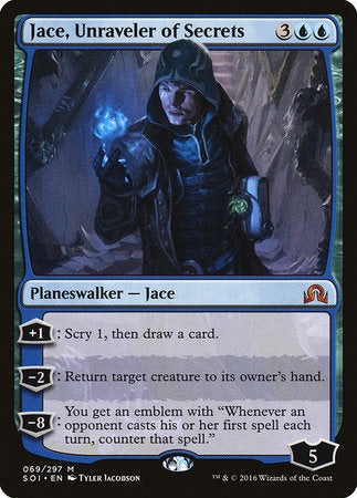 Jace, Unraveler of Secrets [Shadows over Innistrad] | Good Games Cannington