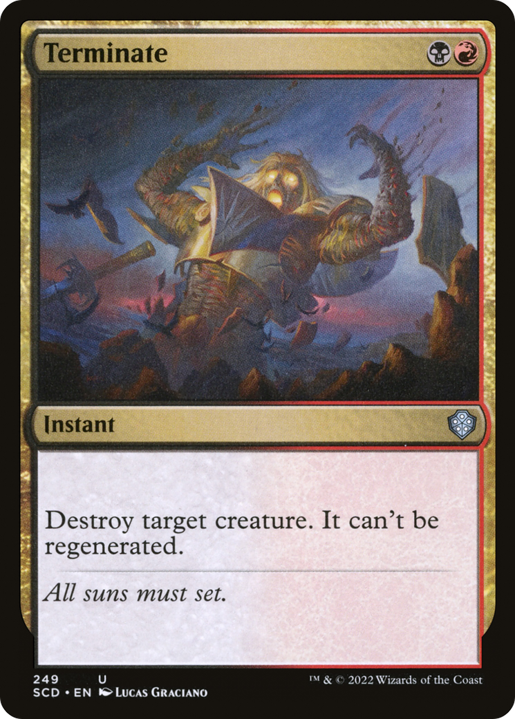 Terminate [Starter Commander Decks] | Good Games Cannington
