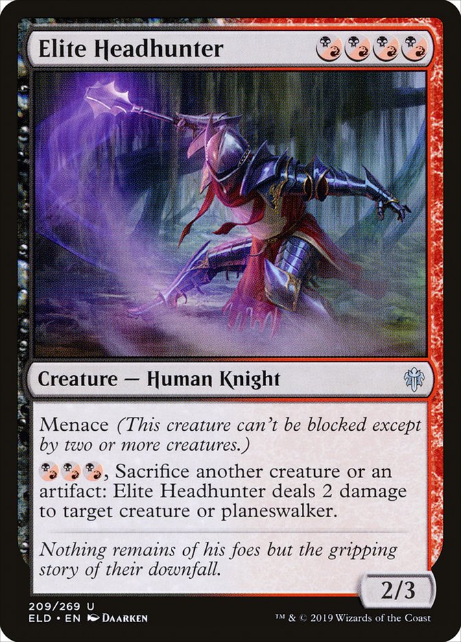Elite Headhunter [Throne of Eldraine] | Good Games Cannington