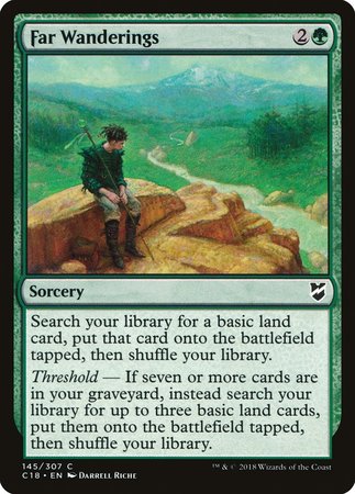 Far Wanderings [Commander 2018] | Good Games Cannington