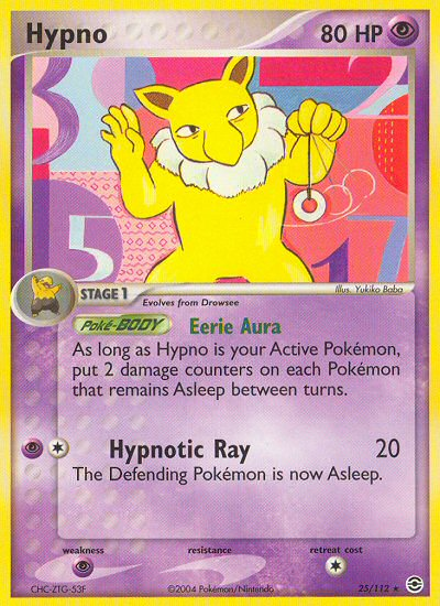 Hypno (25/112) [EX: FireRed & LeafGreen] | Good Games Cannington