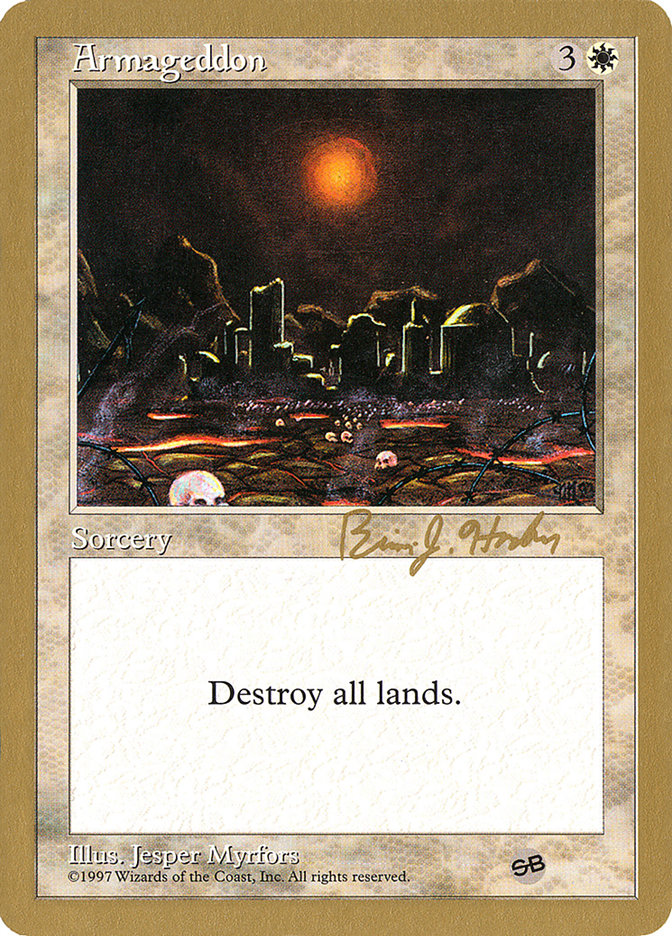 Armageddon (Brian Hacker) (SB) [World Championship Decks 1998] | Good Games Cannington