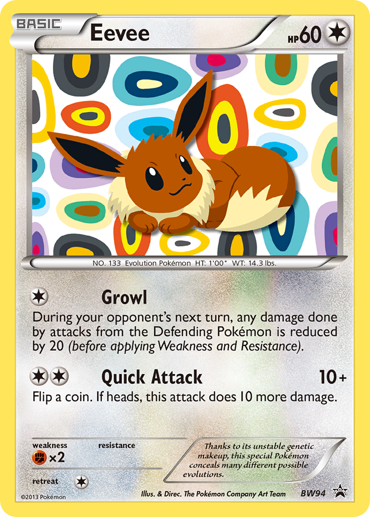 Eevee (BW94) [Black & White: Black Star Promos] | Good Games Cannington