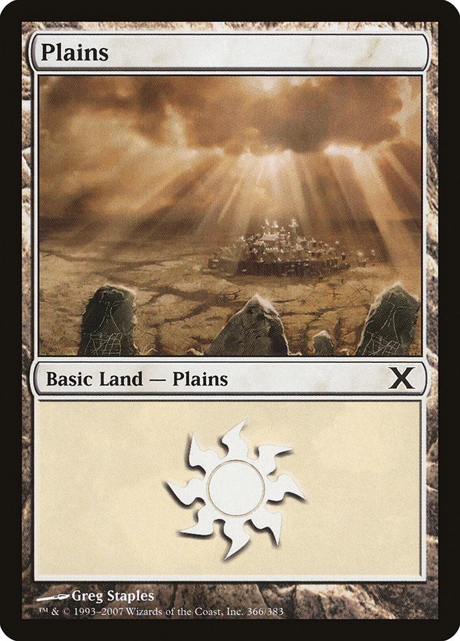 Plains (366) [Tenth Edition] | Good Games Cannington