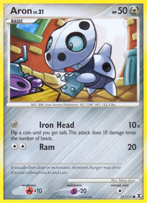 Aron (57/111) [Platinum: Rising Rivals] | Good Games Cannington