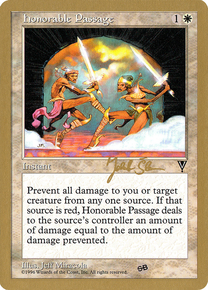 Honorable Passage (Jakub Slemr) (SB) [World Championship Decks 1997] | Good Games Cannington