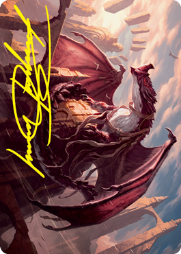 Velomachus Lorehold Art Card (Gold-Stamped Signature) [Strixhaven: School of Mages Art Series] | Good Games Cannington