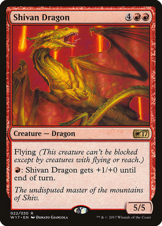 Shivan Dragon [Welcome Deck 2017] | Good Games Cannington