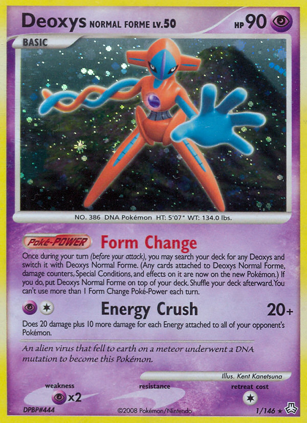 Deoxys Normal Forme (1/146) [Diamond & Pearl: Legends Awakened] | Good Games Cannington