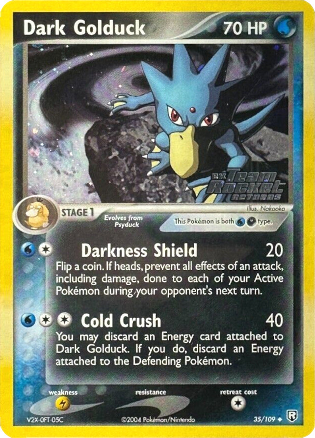 Dark Golduck (35/109) (Stamped) [EX: Team Rocket Returns] | Good Games Cannington
