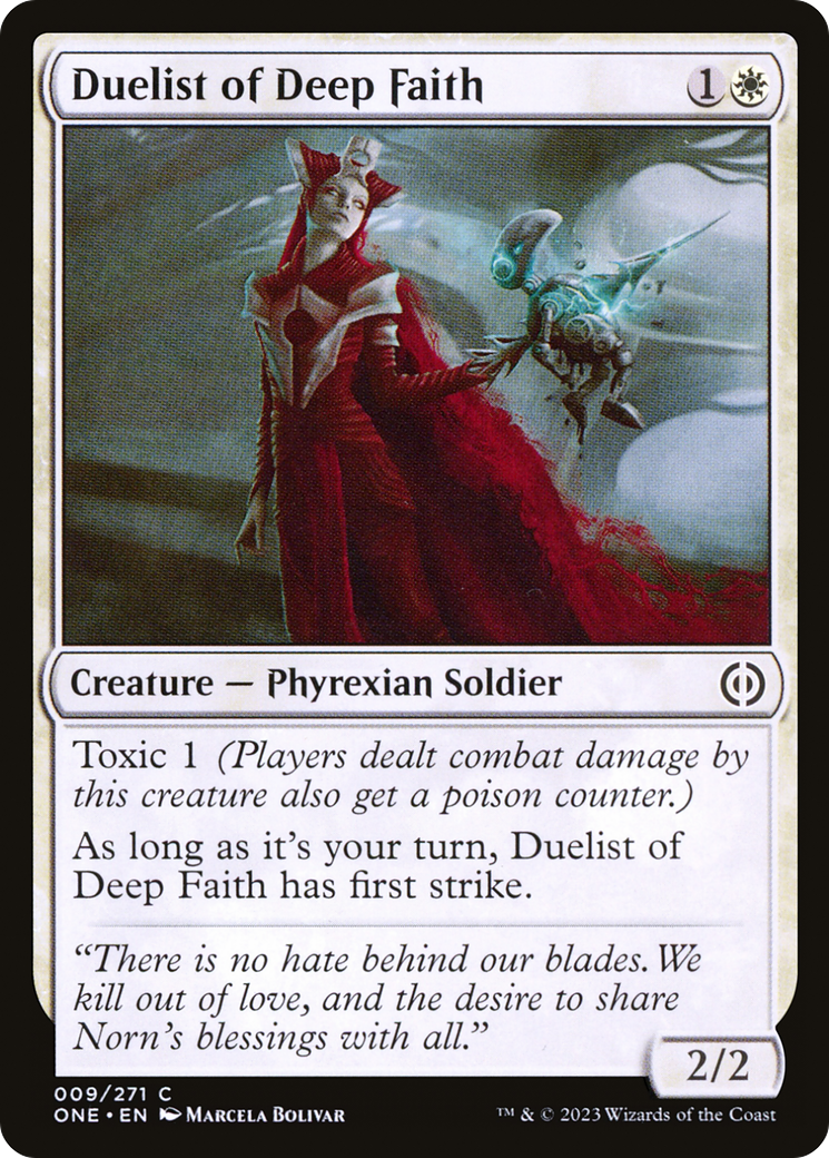 Duelist of Deep Faith [Phyrexia: All Will Be One] | Good Games Cannington