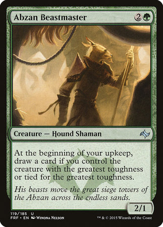 Abzan Beastmaster [Fate Reforged] | Good Games Cannington