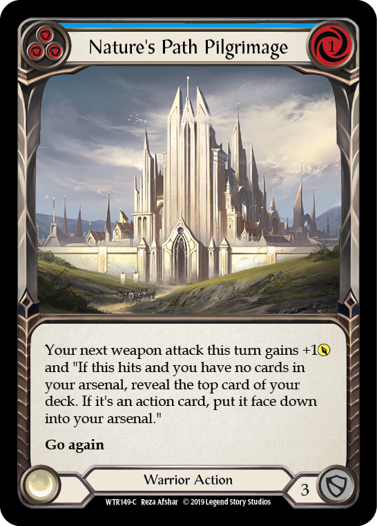 Nature's Path Pilgrimage (Blue) [WTR149-C] Alpha Print Normal | Good Games Cannington