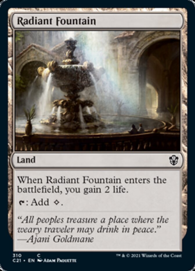 Radiant Fountain [Commander 2021] | Good Games Cannington