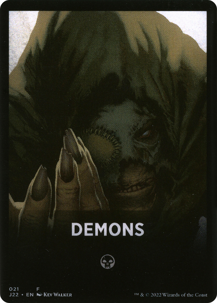 Demons Theme Card [Jumpstart 2022 Front Cards] | Good Games Cannington