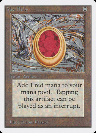 Mox Ruby [Unlimited Edition] | Good Games Cannington